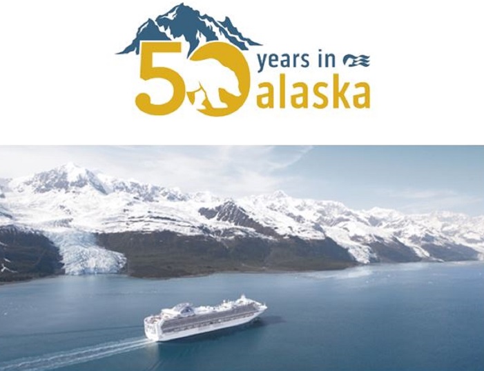 Princess Cruises viert 50-jarig jubileum Alaska cruises