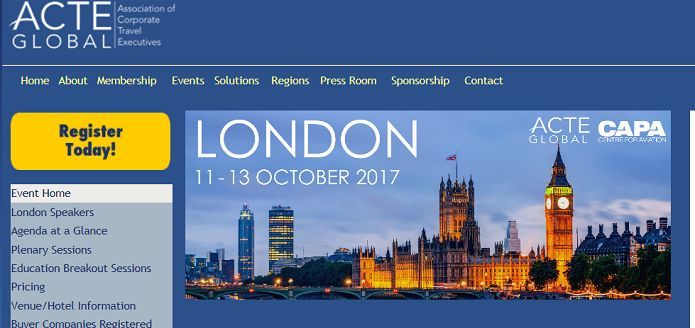 BCD Travel deelt expertise in hotelprogramma’s tijdens ACTE Londen 2017
