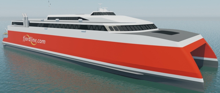 Fjord Line laat nieuwe catamaran bouwen