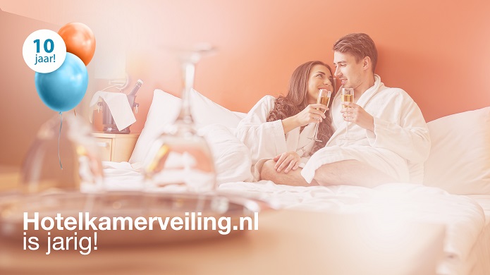 Hotelkamerveiling.nl viert 10-jarig jubileum