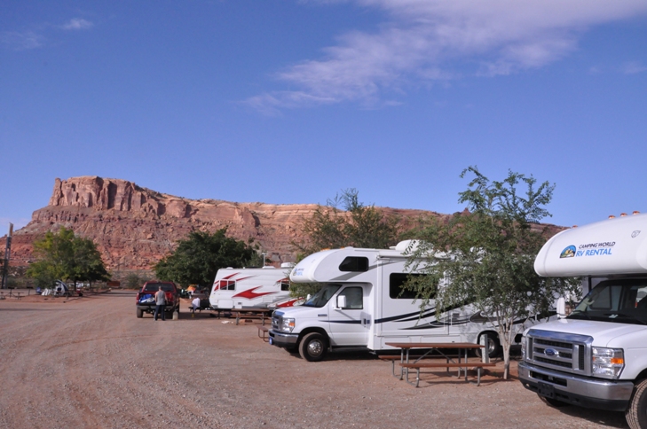 Campers in National Park