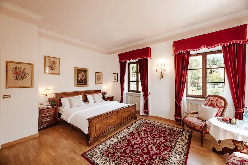 Castel Rundegg in Meran combineert de sfeer en charme van vroeger met het comfort van nu. © Castel Rundegg