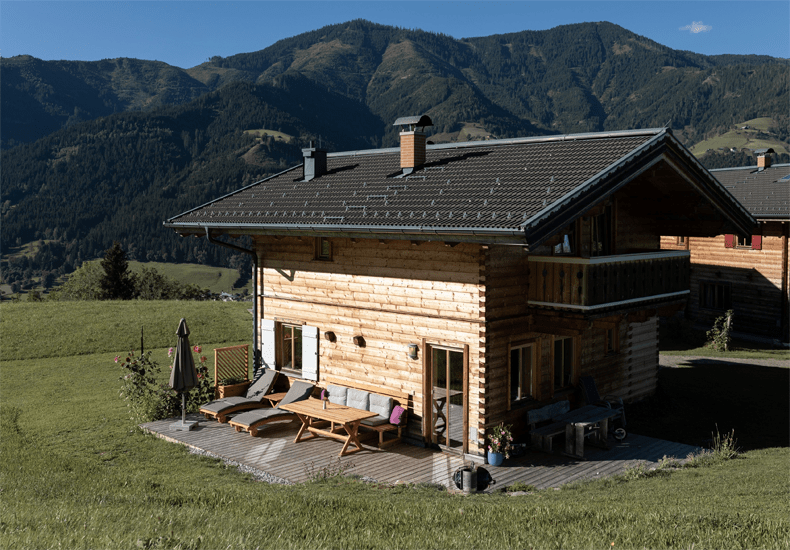 Geniet lekker van de rust van het platteland in de Salzburger Pingau-regio nabij Zell am See. © Ferienhof Oberreit
