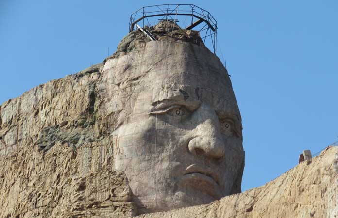 Crazy Horse Memorial: beeldhouwwerk van monumentale proporties