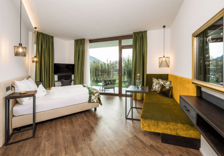 De Double Room Nature in 4 sterren superior hotel Der Weinmesser. © Der Weinmesser