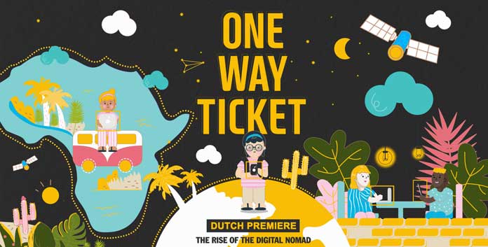 Nederlandse première van One Way Ticket, The Digital Nomad Documentary