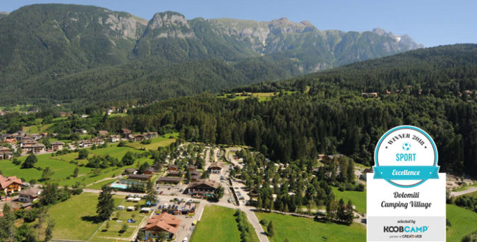 Beste camping voor een actieve vakantie in Italië: Dolomiti Camping Village di Dimaro in Trentino © Koobcamp
