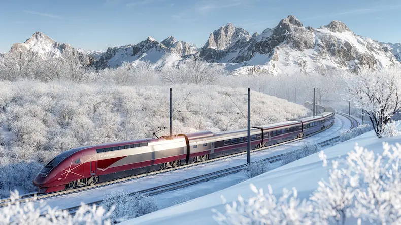 Met de Eurostar Snow reis je naar de wintersport in Frankrijk. © Eurostar