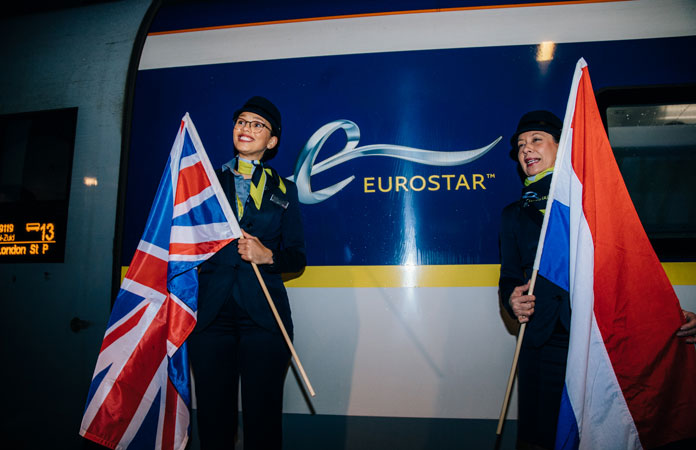 Met de Eurostar van Amsterdam naar Londen, tijdelijk met overstap in Brussel