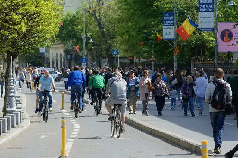Ook in andere Europese landen groeit een stedelijke fietscultuur © Mircea Iancu / Pixabay