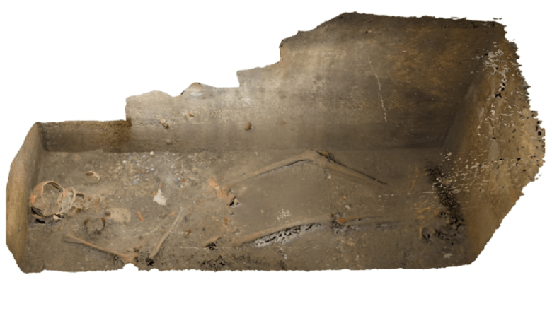 Onderzoek naar graf op de Kasteelruïne in Valkenburg aan de Geul tijdens Nationale Archeologiedagen