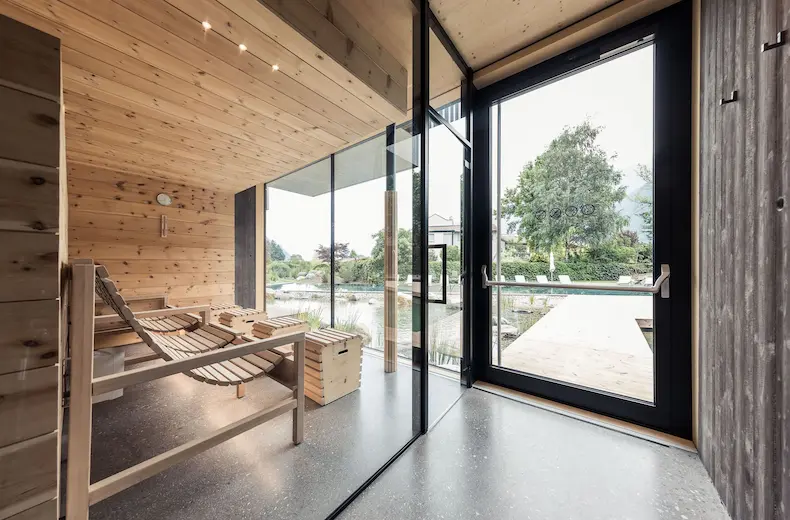 Hotel Sand heeft uitgebreide wellnessfaciliteiten. © Florian Andergassen / Hotel Sand