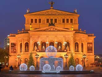 Kerstmarkt in Frankfurt