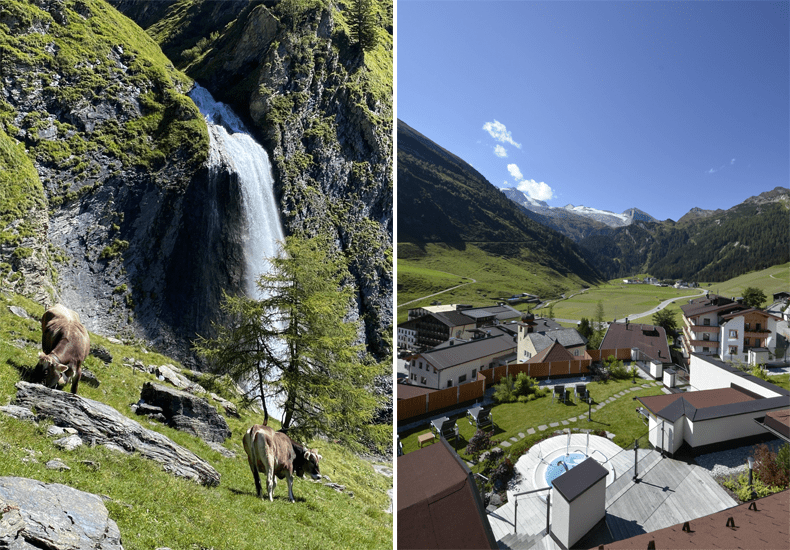 Ontspan in het Natuurpark Zillertaler Alpen, of in de wellness van Hotel Klausnerhof. © Hotel Klausnerhof