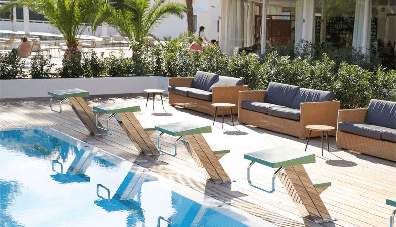 Lekker ontspannen bij of in het zwembad van de Palma Sport & Tennis Club © Johanna Gunnberg (Hotel Portixol)
