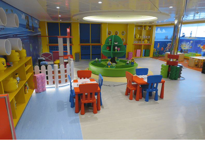 De Miniclub op de MSC Euribia is voor kinderen van 3 tot 6 jaar. © Nico van Dijk / Reisprofs.nl