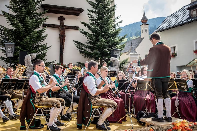 De herfst is de periode van de traditionele boerenfeesten. © Florian Bachmeier / Tourismusverband Rauris