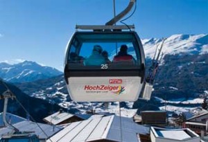 Oostenrijk wintersport gondel Pitztal