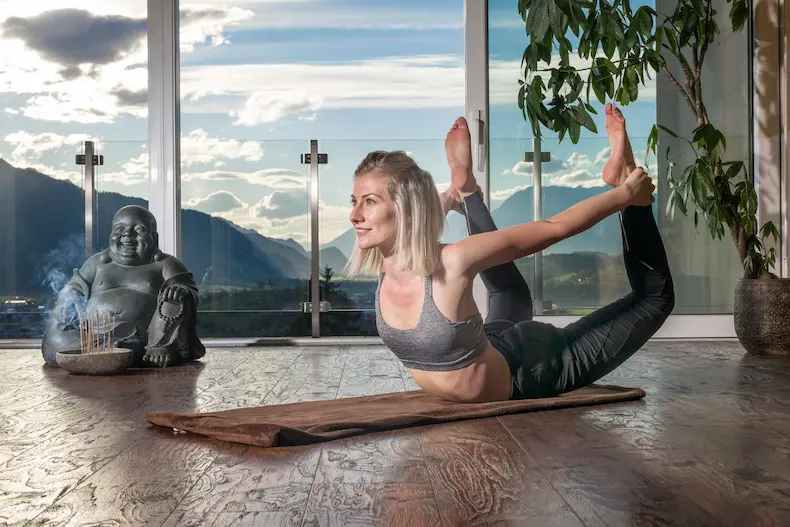 Yoga, qi gong en meditatie zijn vaste waarden in hotel Panorama Royal. © Hotel Panorama Royal