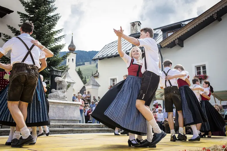 Haal je lederhose of dirndl maar uit de kast voor de boerenfeesten in het Raurisertal. © Florian Bachmeier / TVB Rauris