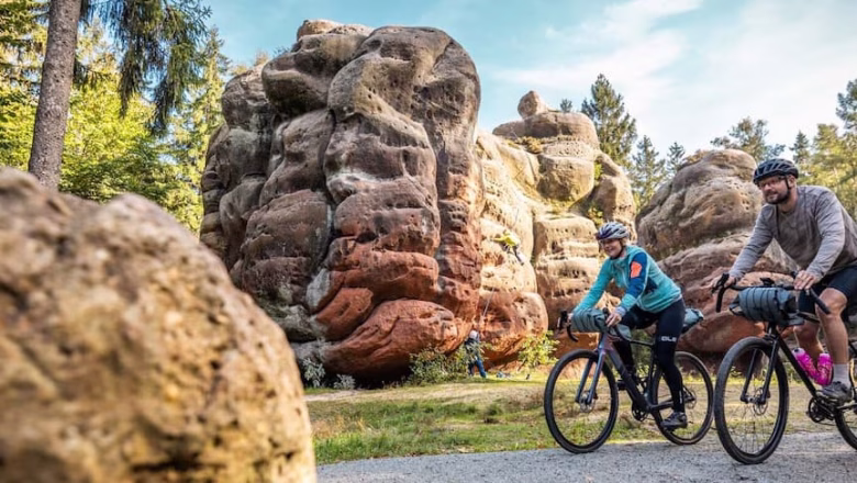 Start van het eerste volledige seizoen van de RockHead gravelfietsroute in Saksen