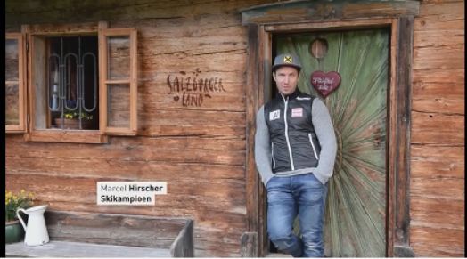 Skikampioen Marcel Hirscher maakt promotie voor SalzburgerLand
