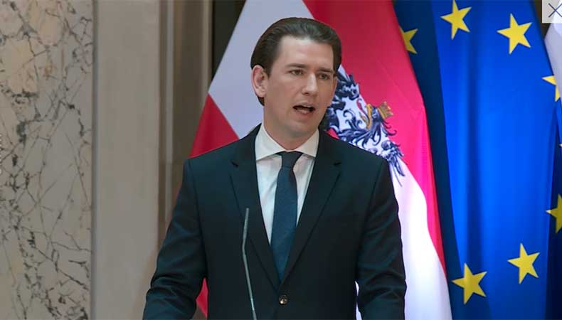 Sebastian Kurz, bondskanselier van Oostenrijk