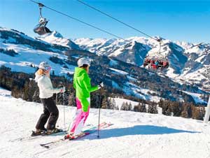 Skien met korting in de Kitzbüheler Alpen