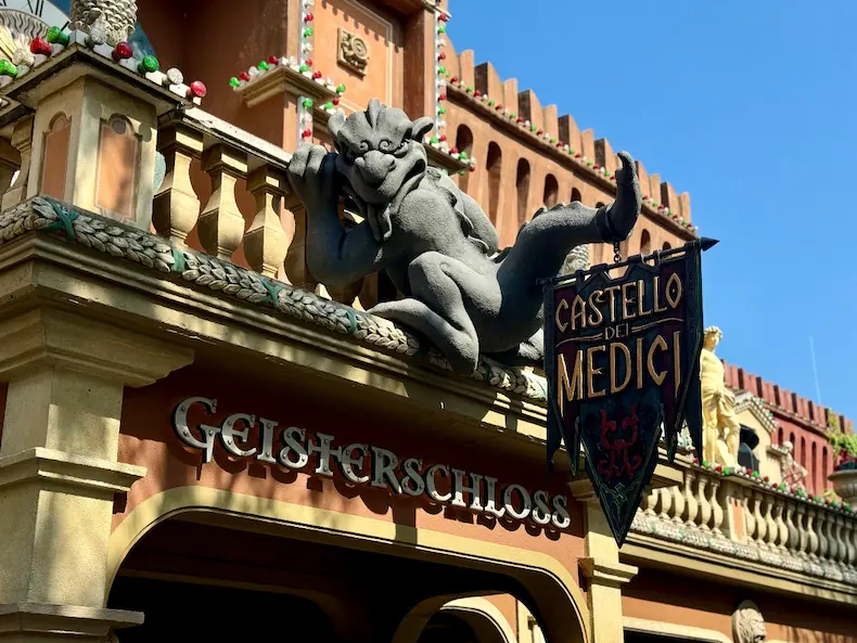 Het vernieuwde spookslot heet nu Castello dei Medici © Europa-Park