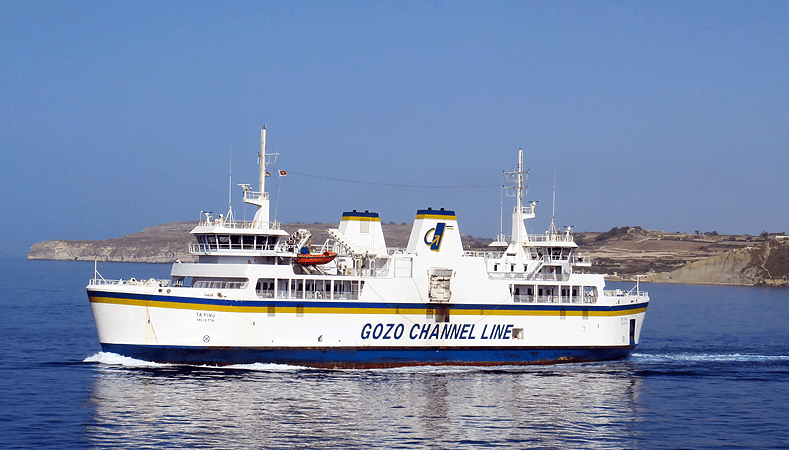 De veerboot brengt je in zo'n 25 minuten van Malta naar Gozo. De heenreis is gratis. De terugreis kost een paar euro. © Nico van Dijk