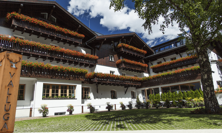 Het Valluga Hotel in Sankt Anton is een boetiekhotel met slechts 25 kamers en suites: © Valluga Hotel