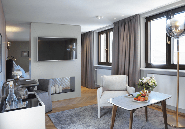 Moderne junior suite in het 5* superior hotel Zürserhof © Rainer Hofmann Photodesign / Hotel Zürserhof